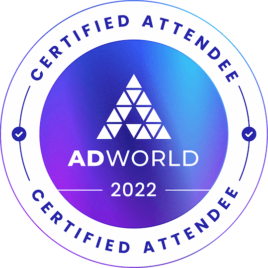 AdWorld Atendee Certificate